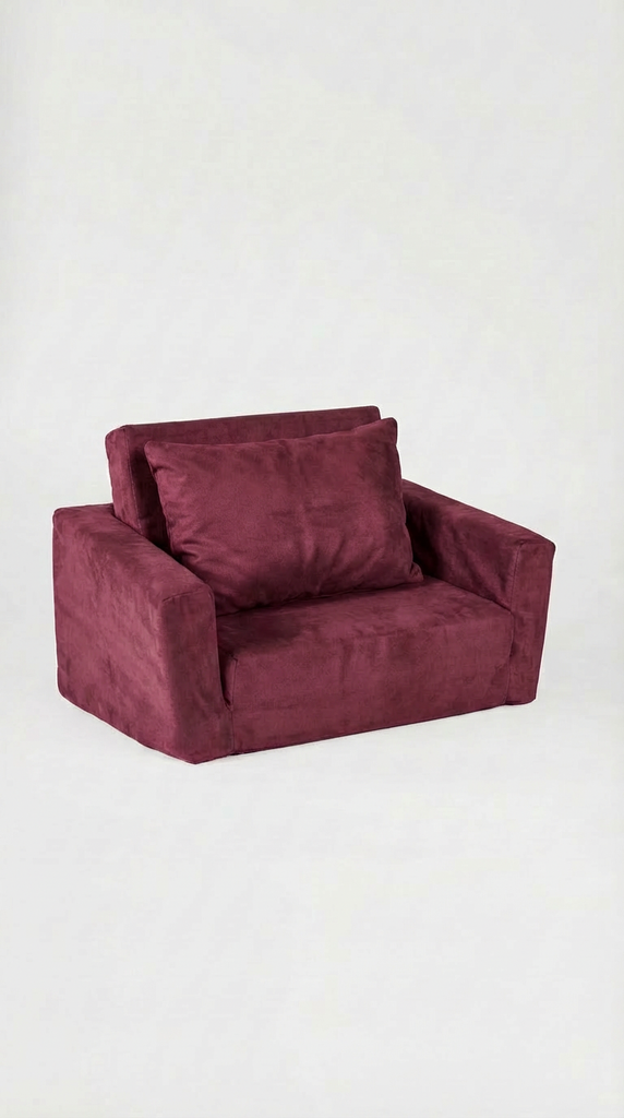 Couches Color Raspberry Raspberry Kids Flip Out Sofa and Cushion Cover – Hello Posto