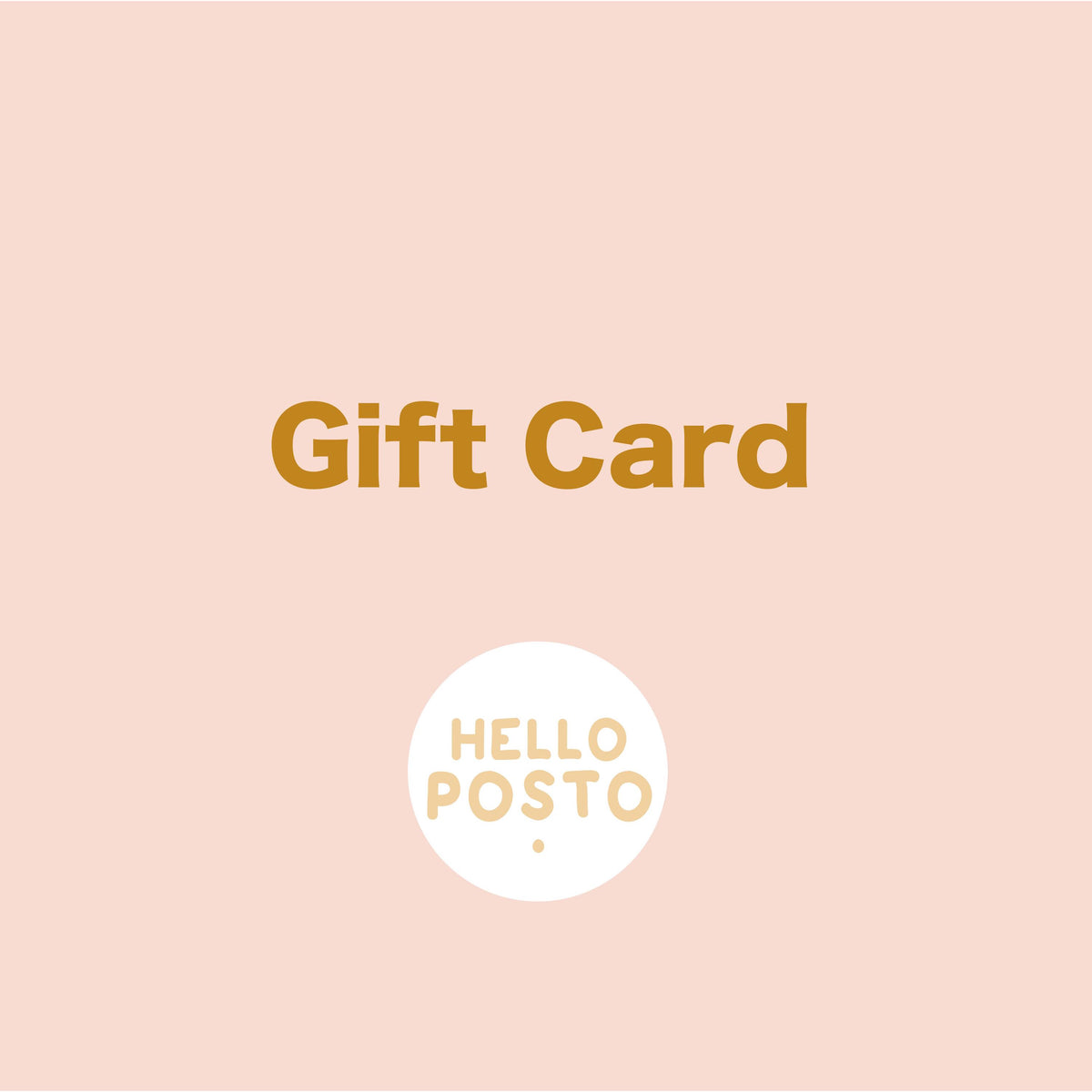 Hello Posto Gift Card